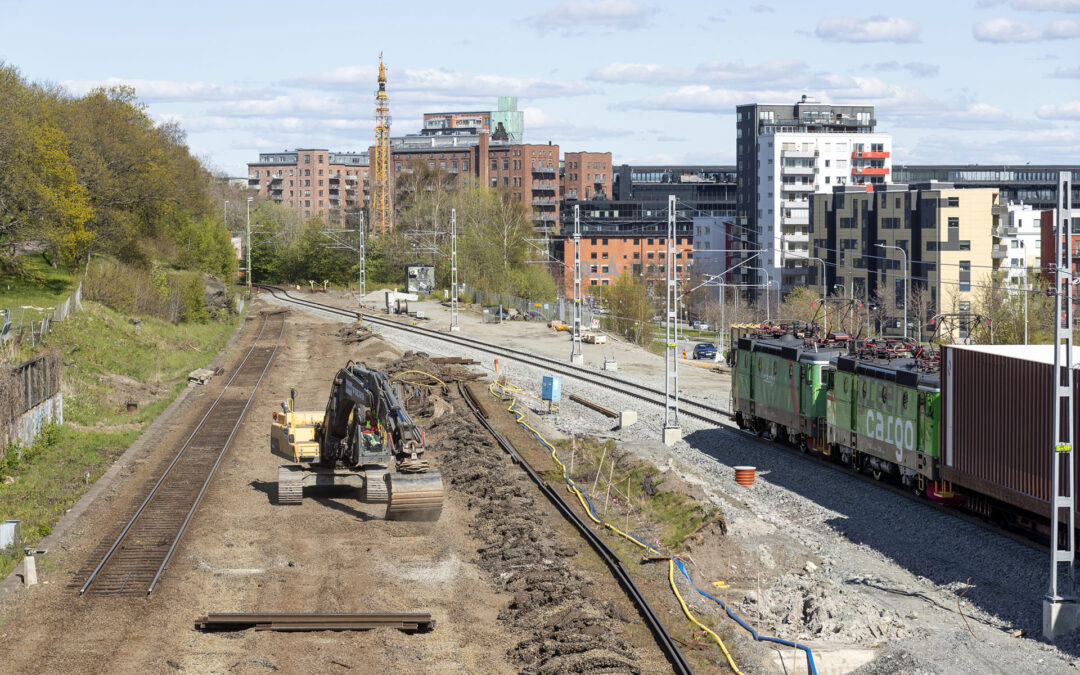 Omvägar för godset från hamnen