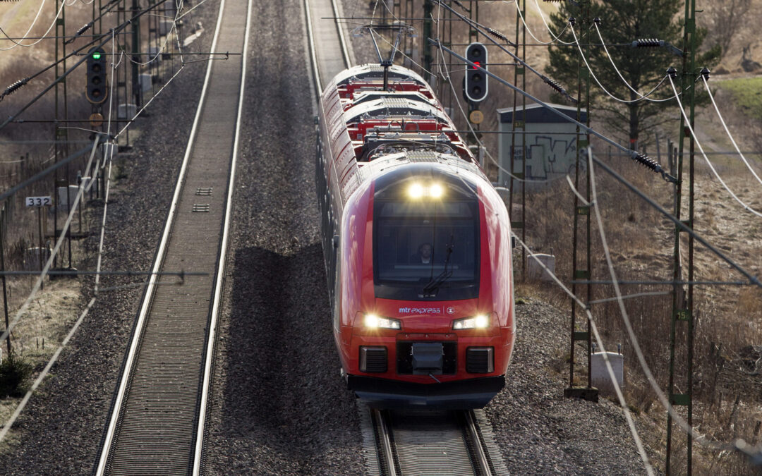 Svag ökning av tågresandet