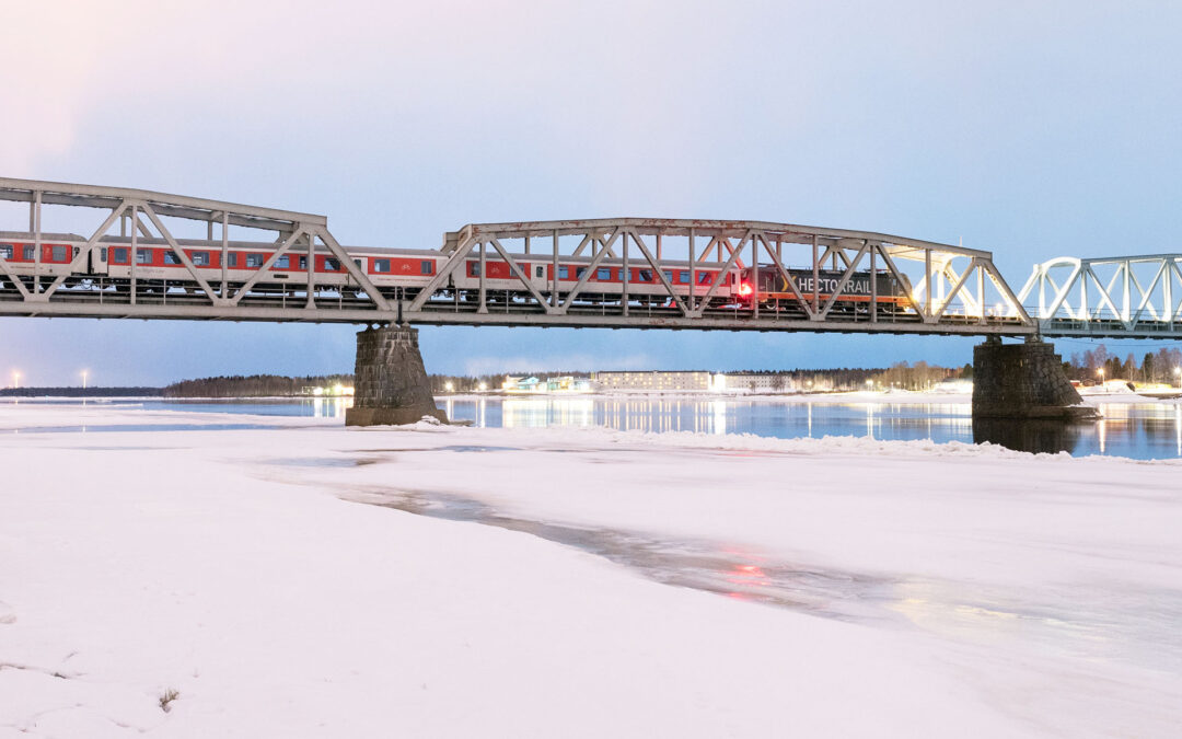 Unik vagntransport genom Sverige