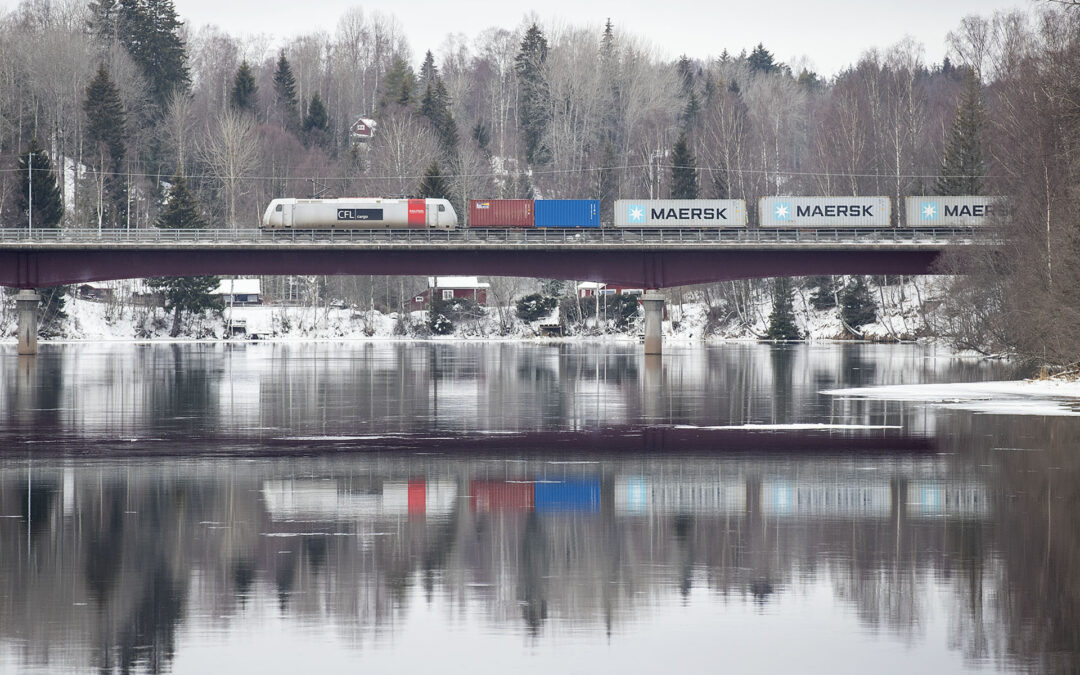Fler containrar på järnväg