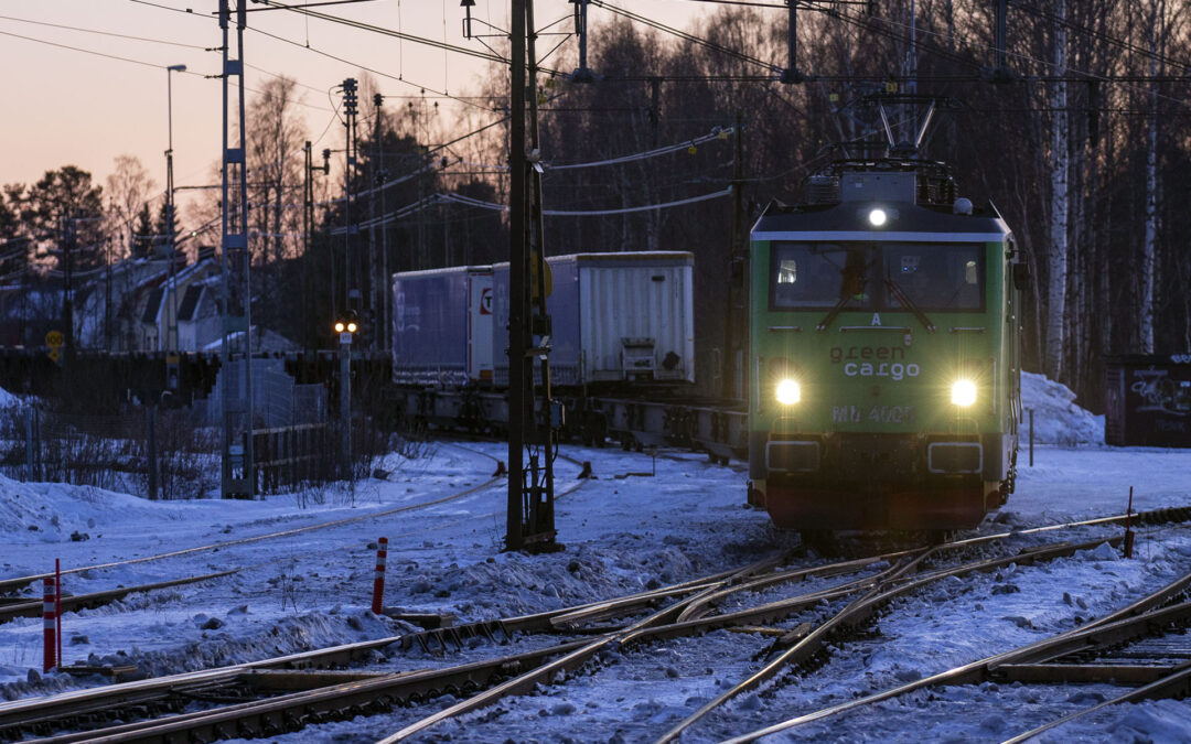 Livsmedel i ståltåg klimatsmart