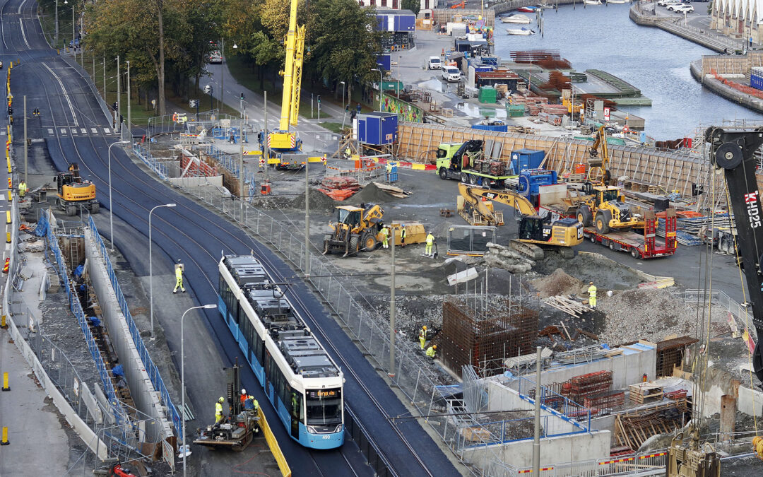 Nya vagnen i trafik