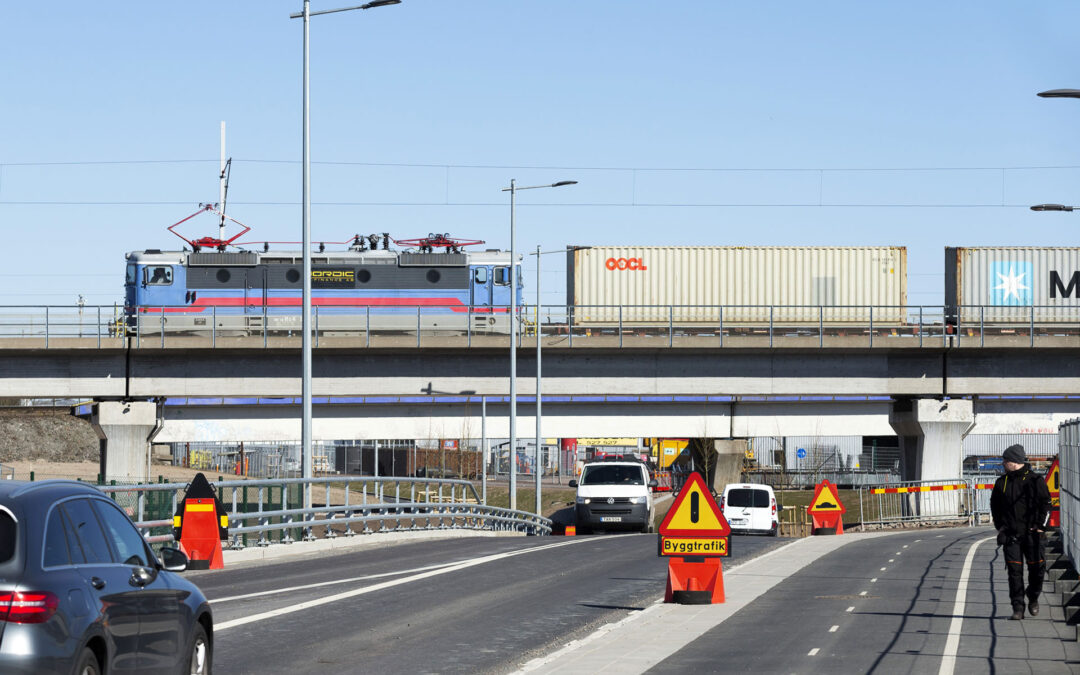 Rekordmånga containrar på tåg