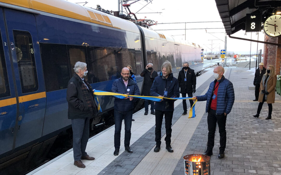 Premiär för persontåg till Haparanda