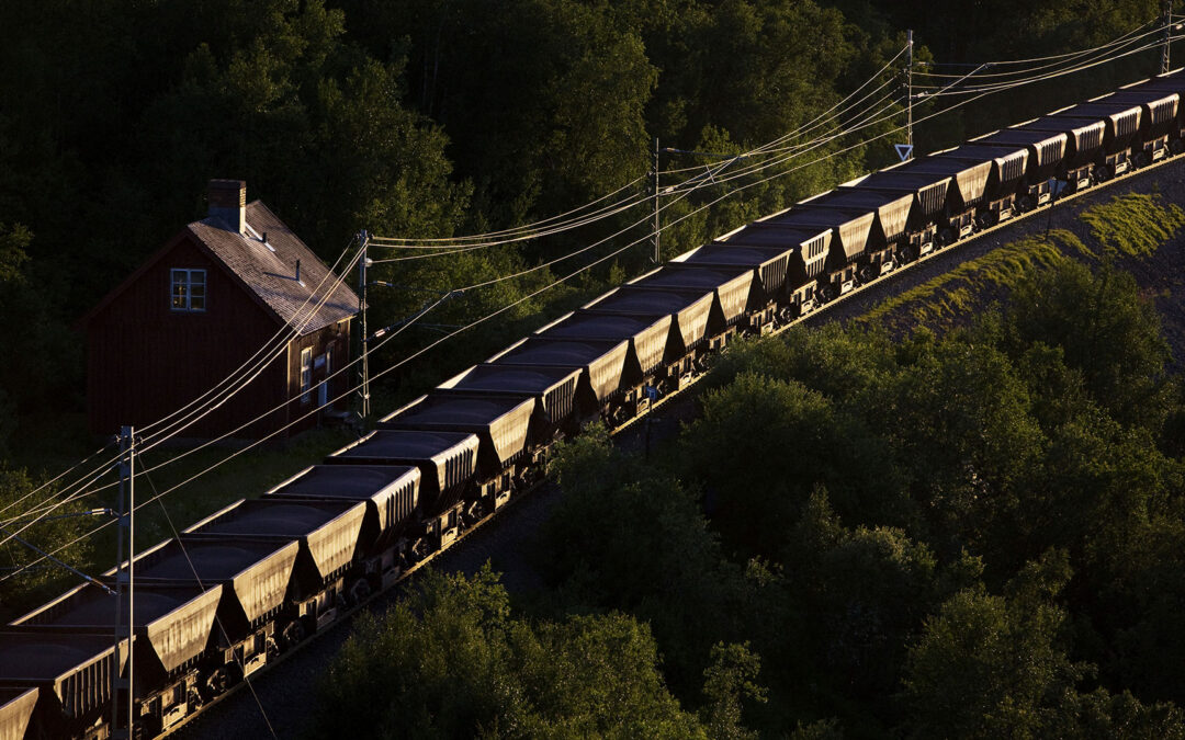 Solkurvor stoppar trafiken på Malmbanan