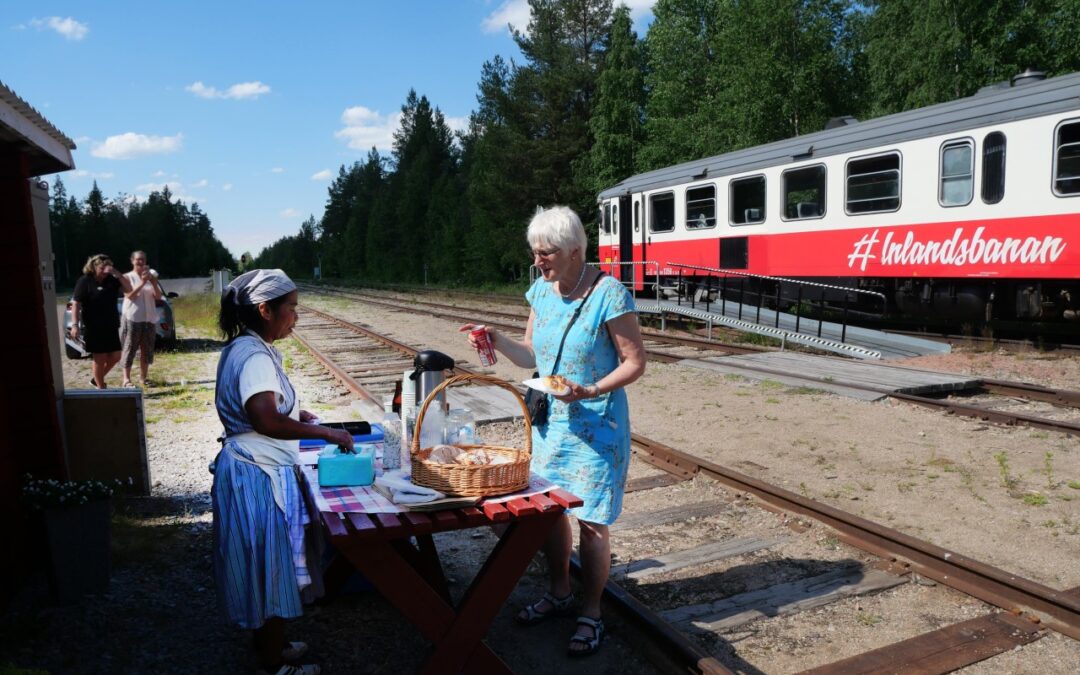 Stark sommar för Inlandsbanan
