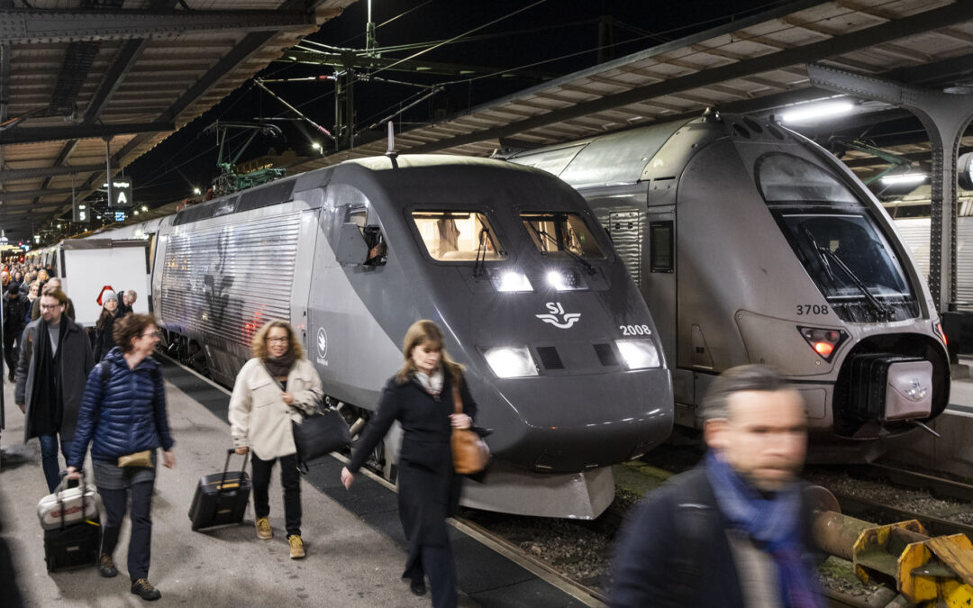 Sena biljetter till tåg i jul