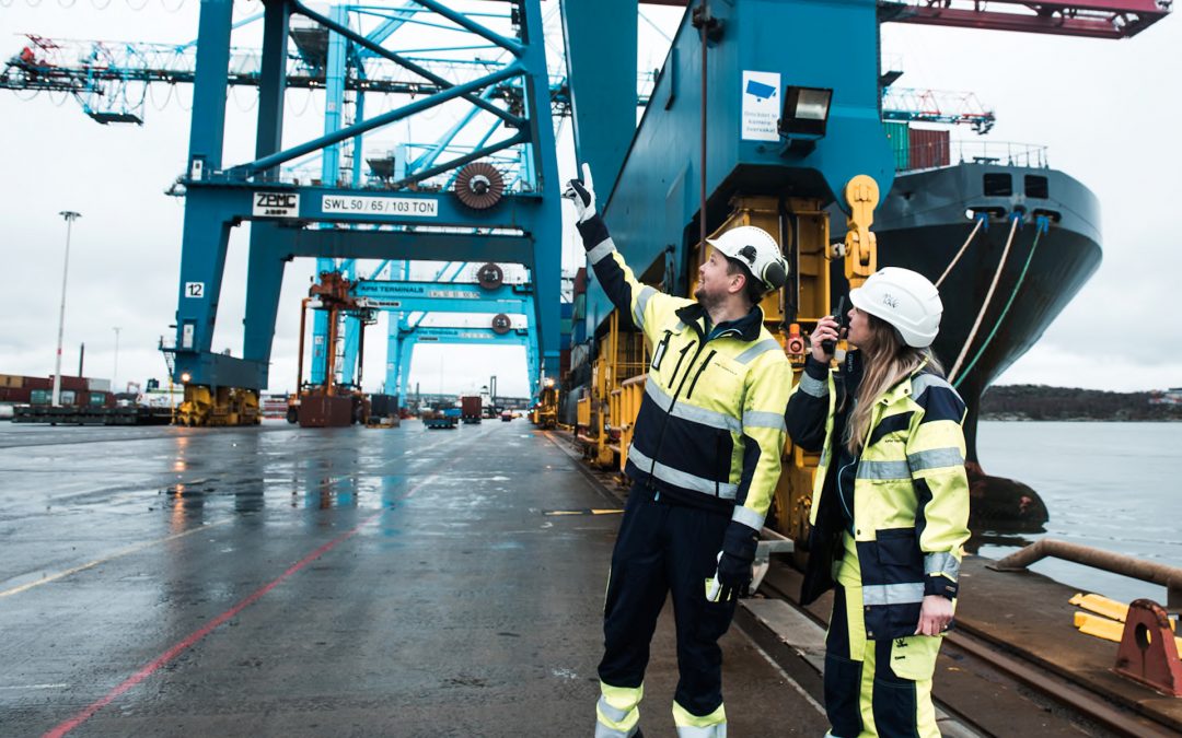 God volymutveckling i Göteborgs containerhamn