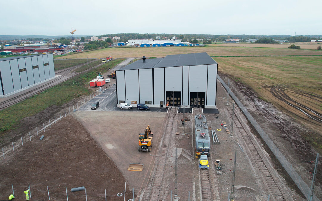 Siemens öppnar servicedepå för lok i Hallsberg