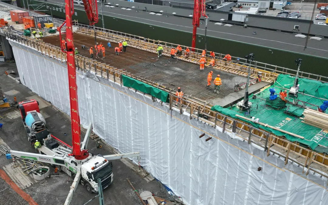 Olskroksbron i Göteborg färdiggjuten