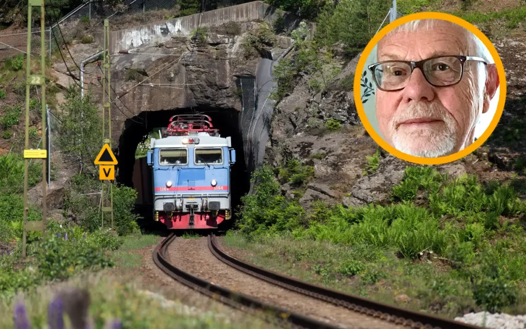 Dra nya järnvägen Borås–Göteborg över Lerum