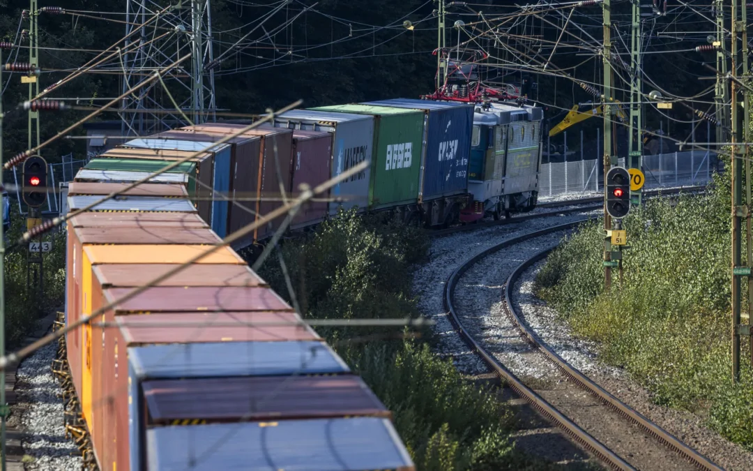 Fler containrar på tåg till Göteborgs hamn