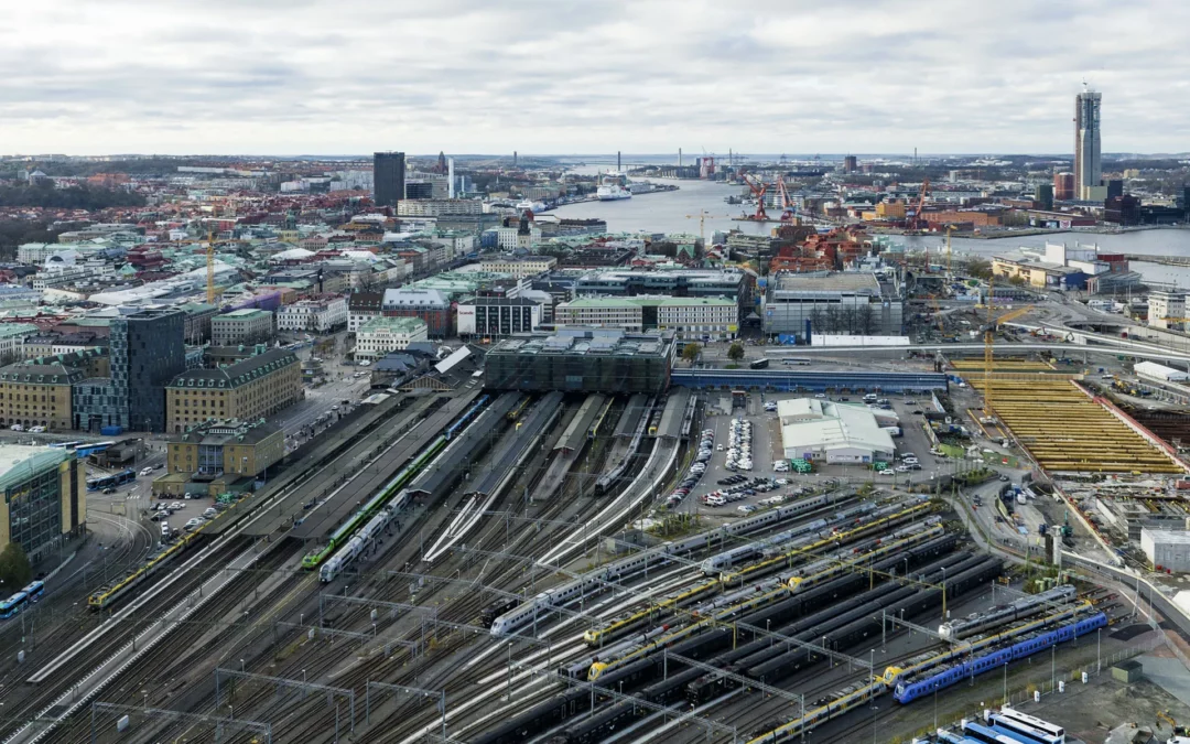Göteborg C byggs om för längre tåg