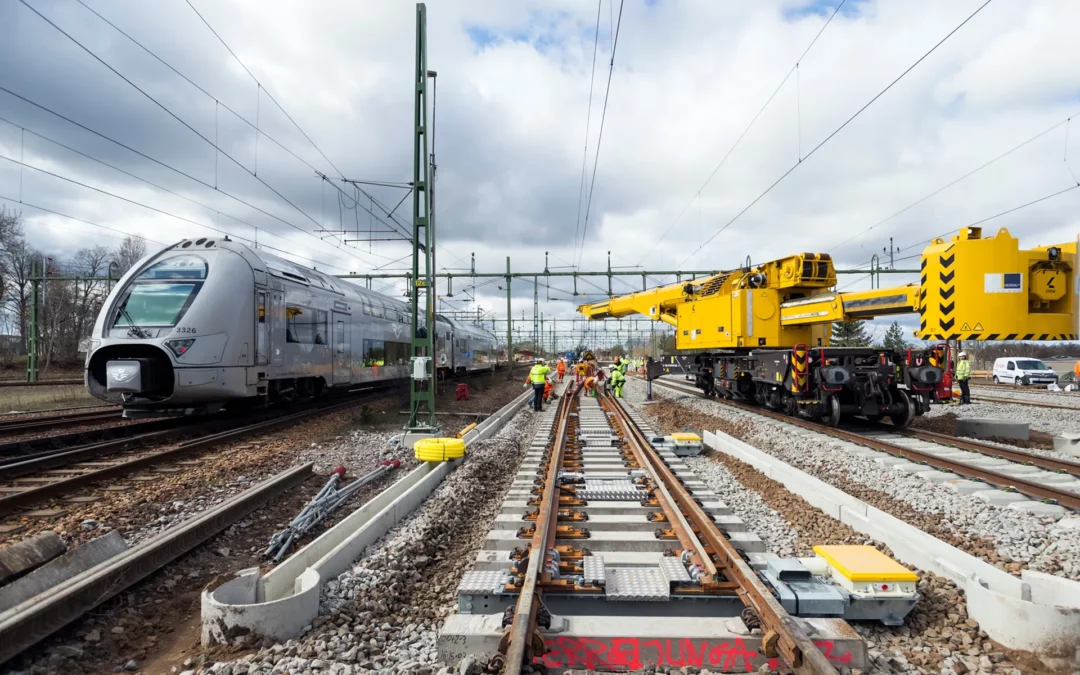 Tio växlar utbytta på Västra stambanan