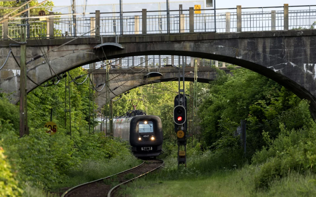 Sista tåget var försenat