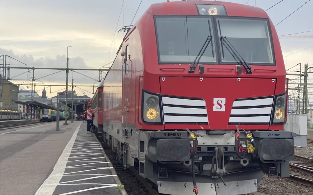 Premiär för Snälltåget via Göteborg