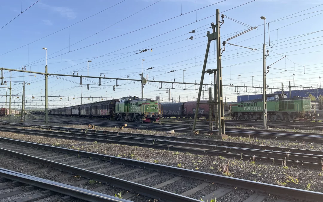 Stopp för eltåg i Borlänge