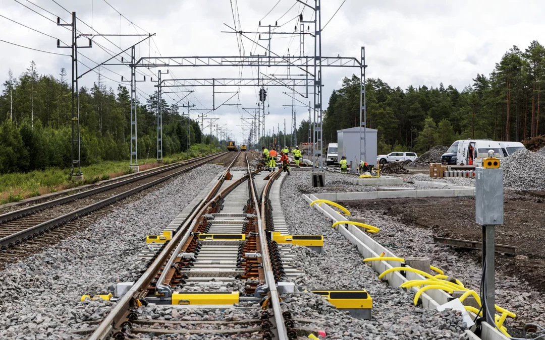 Nya förbigångsspår på Västra stambanan