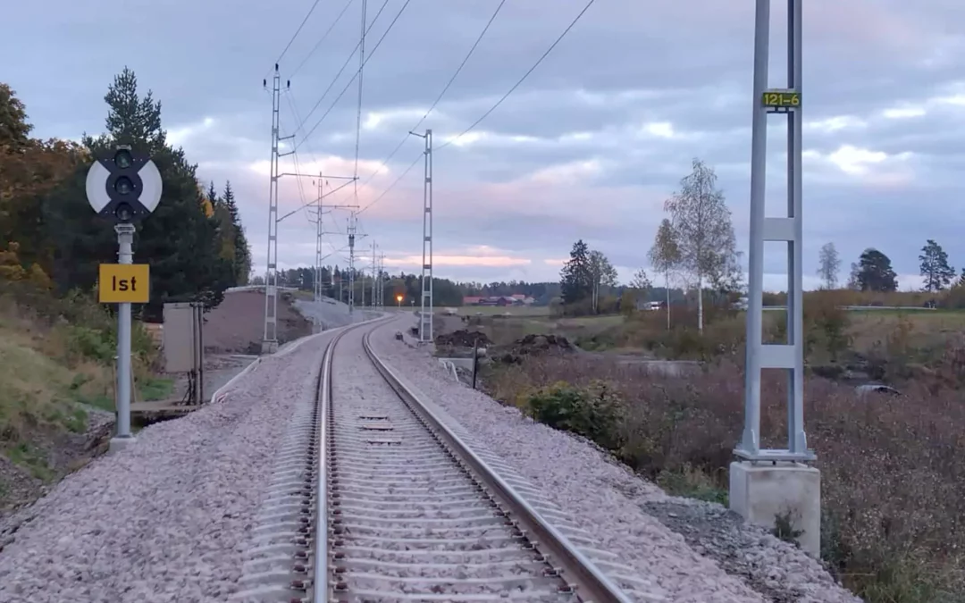 Två mil nytt spår på Dalabanan