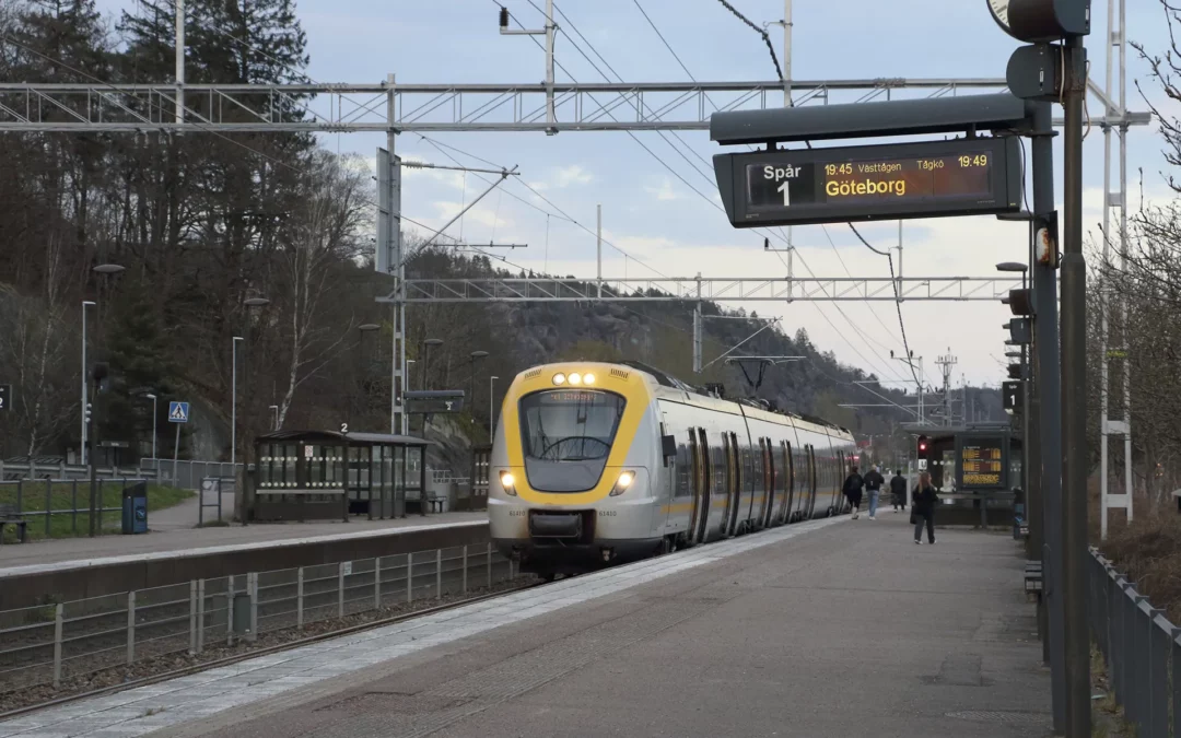 Västtrafik kör fler och färre tåg