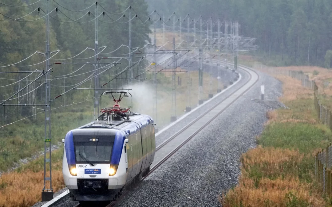 Många inställda tåg i norr