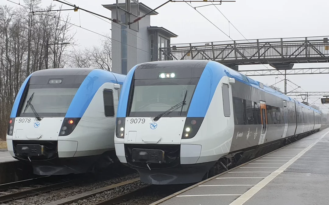 Nästan inga tåg i Västsverige