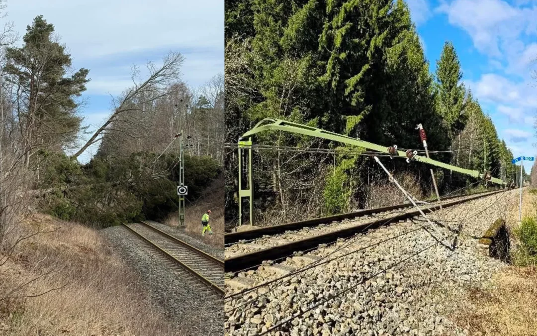 Fortfarande stopp på flera banor