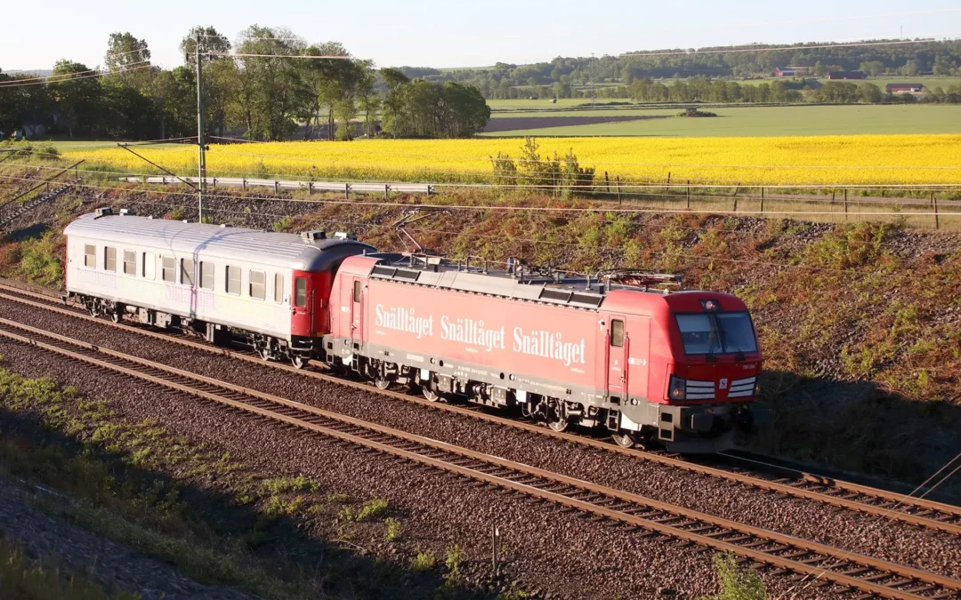 Snälltåget kör norrskenståg