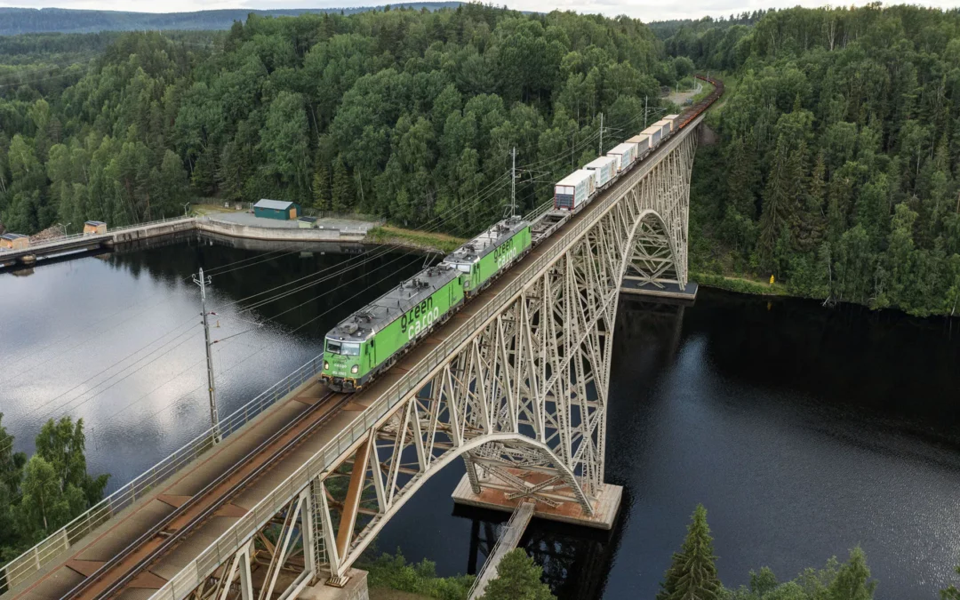 Green Cargo kör grönt stål