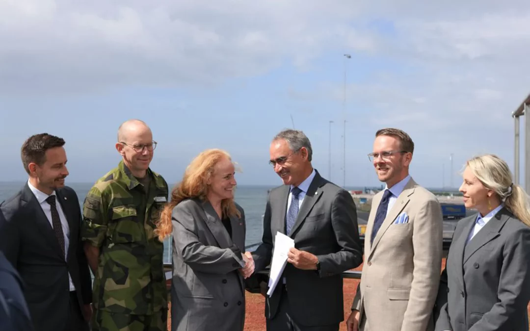 Historiskt avtal säkrar fortsatt tågfärjetrafik mellan Sverige och Tyskland