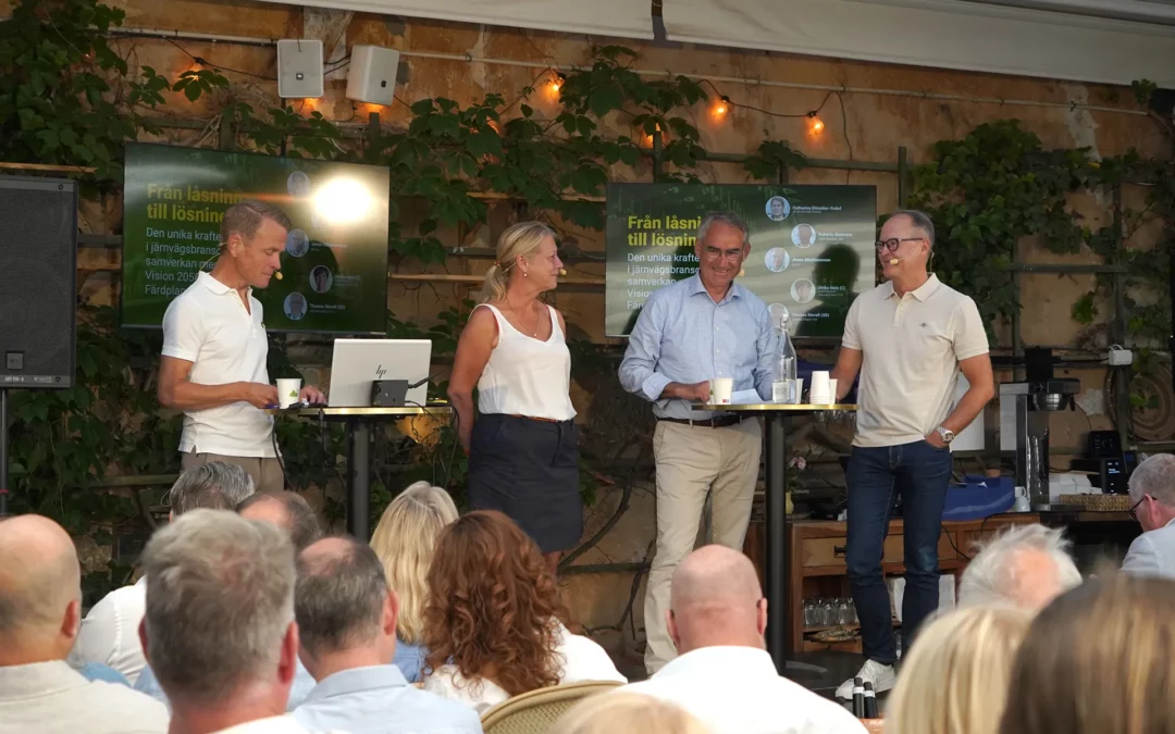 Järnvägsbranschen samlad i Almedalen: ”Ingen aktör fixar allt själv”