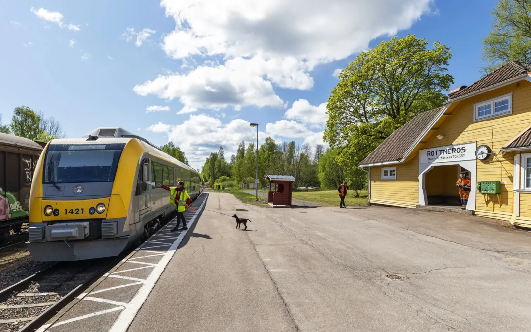Nu inleds spårbytet på Fryksdalsbanan