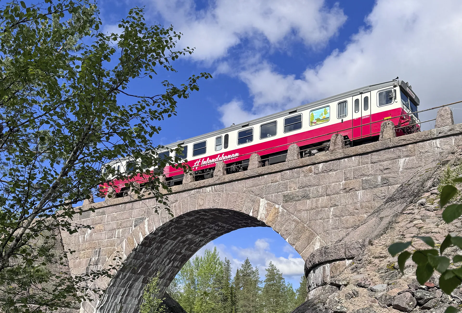 Röjd del av järnvägen mellan Morjärv - Karungi - Haparanda. Foto: Trafikverket