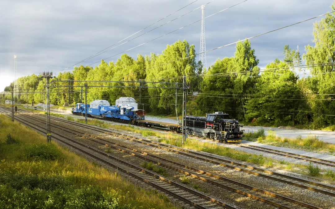 Transformator på 300 ton tog tåget