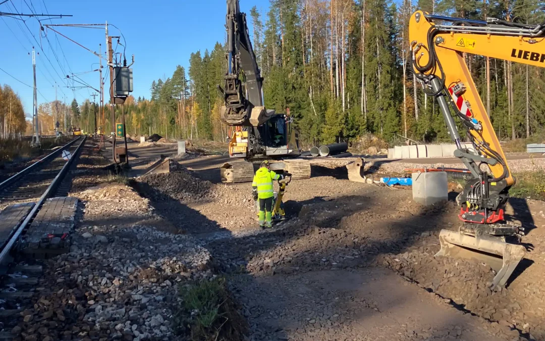 Nytt dubbelspår för godstågen